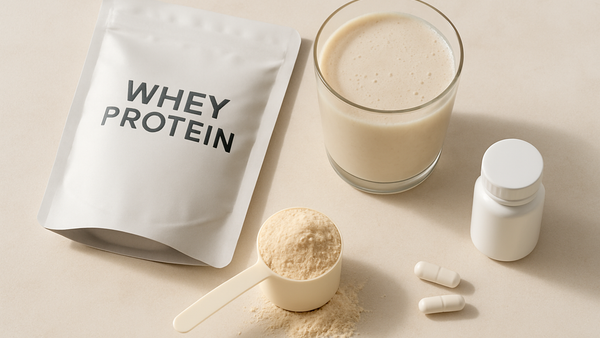 Ilustração para o artigo: Whey Protein Engorda? O Que Diz a Ciência (e o Que Deve Saber)