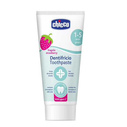 Chicco Pasta de Dentes Morango +12 meses 50 mL