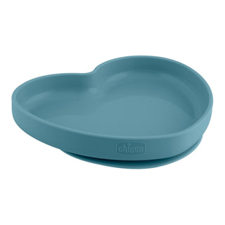 Chicco Prato Coração Silicone +9 meses - Azul