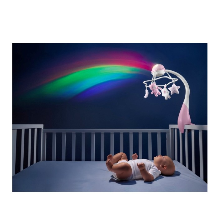 Chicco Mobile Rainbow cot Rosa