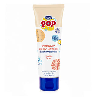 Chicco POP Creme de Corpo Baunilha 150 mL - Hidratação e Suavidade