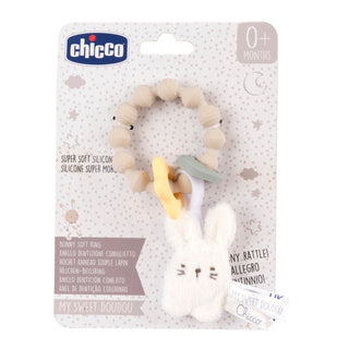 Chicco Anel de Dentição Coelhinho Dou Dou - Mordedor Sensorial
