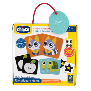 Chicco Jogo de Memória 32 Cartas - Concentração Infantil