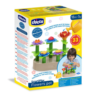 Chicco Vaso de Flores - Brinquedo Criativo Montessori