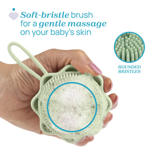 Chicco Escova de Corpo Doseadora Verde – Banho & Massagem