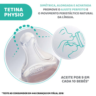 Chicco Biberão Perfect5 +0 meses 150 mL Love Amarelo