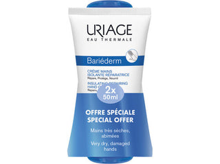 Uriage Pack Bariéderm-CICA Creme Mãos 2x50mL – Barreira & Proteção