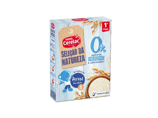 Cerelac 1º Papa Não Láctea Arroz sem Glúten 0% Açúcares 180g
