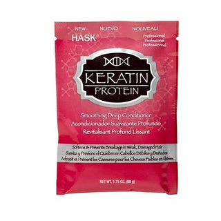 Hask Keratin Smooth Deep Conditioner 50g – Reparação & Controlo do Frizz