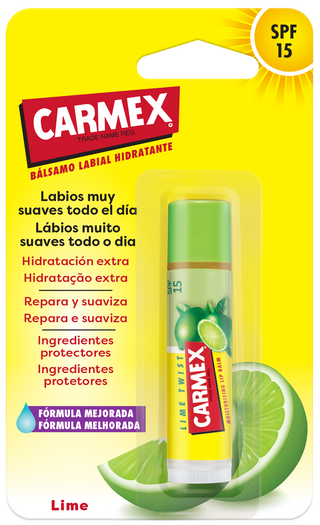 Carmex Stick Bálsamo Labial Lime SPF 15 (4,25 g)