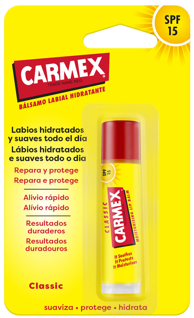 Carmex Stick Bálsamo Labial SPF 15 (4,25 g)