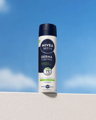 Nivea Men Derma Control Sensitive Spray Desodorizante 150mL – Pele Sensível