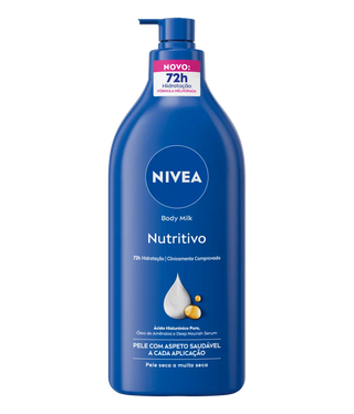 Nivea Leite Corporal Nutritivo 500mL – Hidratação & Nutrição