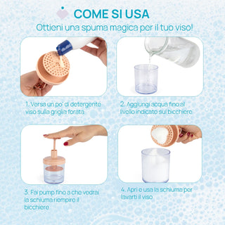 Chicco POP Gel de Limpeza Facial 150ml + Espumador - Limpeza Suave e Divertida