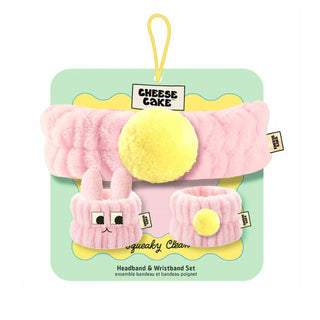 Cheesecake Conjunto Banda de Cabelo & Punhos – Design Coelhinho