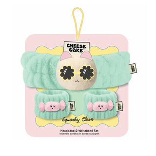 Cheesecake Conjunto Banda de Cabelo & Punhos – Design Gatinho