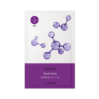 The Saem Máscara Facial Peptides Bio Solution 21ml – Firmeza & Hidratação