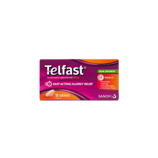 Telfast 120mg 15 Comprimidos – Urticária Crónica