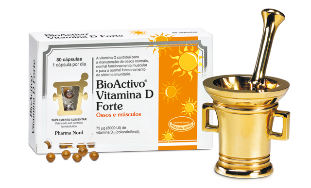 BioActivo Vitamina D Forte 80 Cápsulas