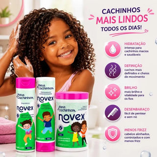 Novex Champô Infantil Meus Cachinhos 300mL – Cabelo Encaracolado