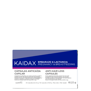 KAIDAX Queda de Cabelo na Gravidez & Amamentação 60 Cápsulas