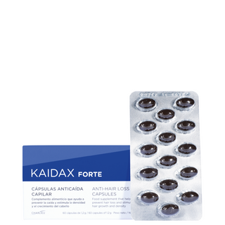 KAIDAX Forte Cápsulas Antiqueda 60 Cápsulas - Suplemento para Queda de Cabelo