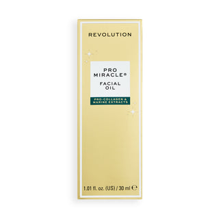 Revolution Pro Miracle Vegan Pro-Collagen Face Oil 30mL – Nutrição & Luminosidade
