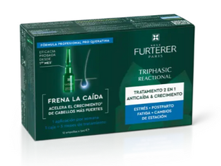René Furterer Triphasic Reactional Cuidado 2 em 1 Antiqueda & Crescimento - 12 Ampolas