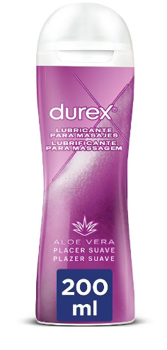 Durex Lubrificante Massagem 2 em 1 Aloé Vera 200mL