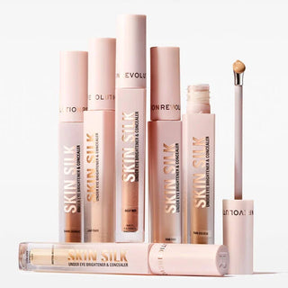 Makeup Revolution Skin Silk Brightener & Concealer – Tan Golden