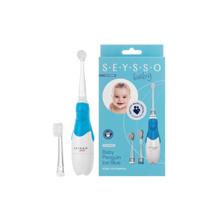 SEYSSO Baby Escova de Dentes Elétrica (0-3 anos) - Azul