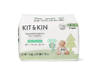 Kit&Kin Eco T2 (4-8kg) x 38 Fraldas