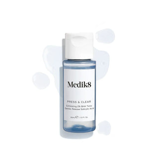 Medik8 Try Me Press & Clear Tónico 30mL – Borbulhas & Poros