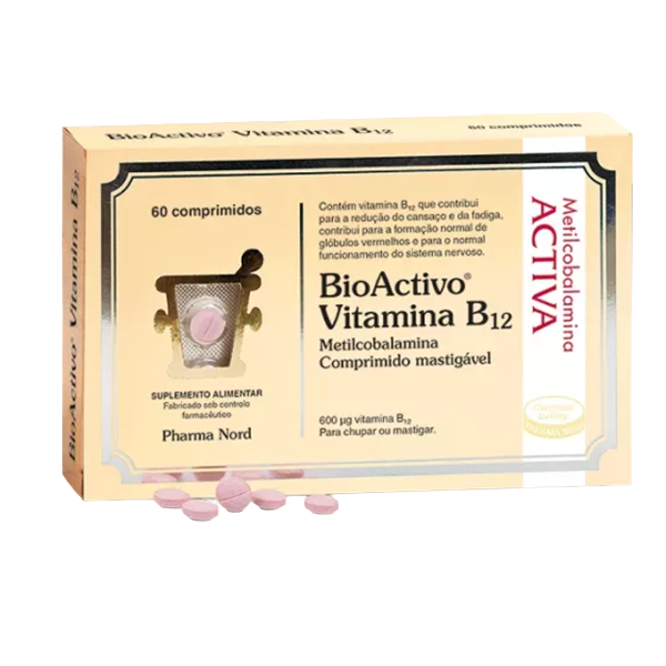 BioActivo Vitamina B12 60 Comprimidos Mastigar