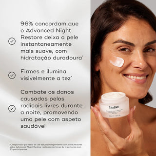 Medik8 Advanced Night Restore Creme 50mL – Rugas & Firmeza
