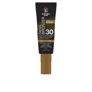 Australian Gold Facial Bronzer Serum SPF30 50mL – Proteção & Bronzeado