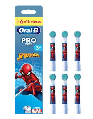 Oral B Kids Recarga Spider Man - 6 unidades