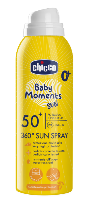Chicco Protetor Solar Spray 360º SPF 50+ 150 mL