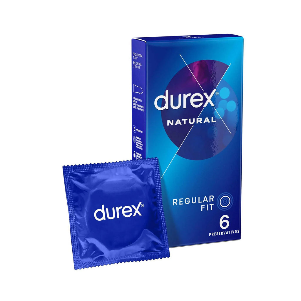 Durex Preservativo Natural Plus x 6 Unidades