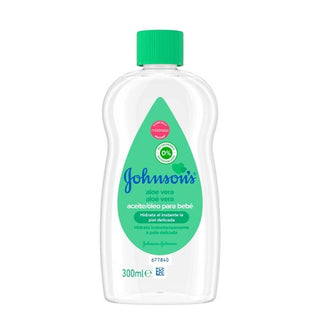 Johnson’s Baby Óleo Aloe Vera 300ml – Hidratação & Proteção