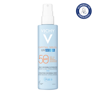 Vichy Capital Soleil UV Aqua Spray SPF50 200mL – Proteção Invisível