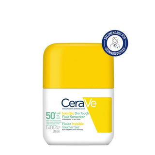 CeraVe Fluido Solar Oil Control Invisível SPF50+ 50mL – Controlo da Oleosidade