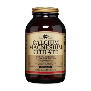 Solgar Calcium Magnesium Citrate x 100 Comprimidos - Saúde Óssea
