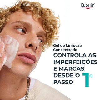 Eucerin Dermopure Clinical Gel de Limpeza Concentrado 400mL – Acne & Imperfeições