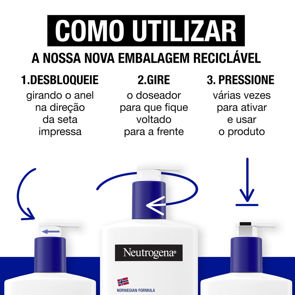 Neutrogena Loção Corporal Hidratação Profunda Pele seca 750 mL