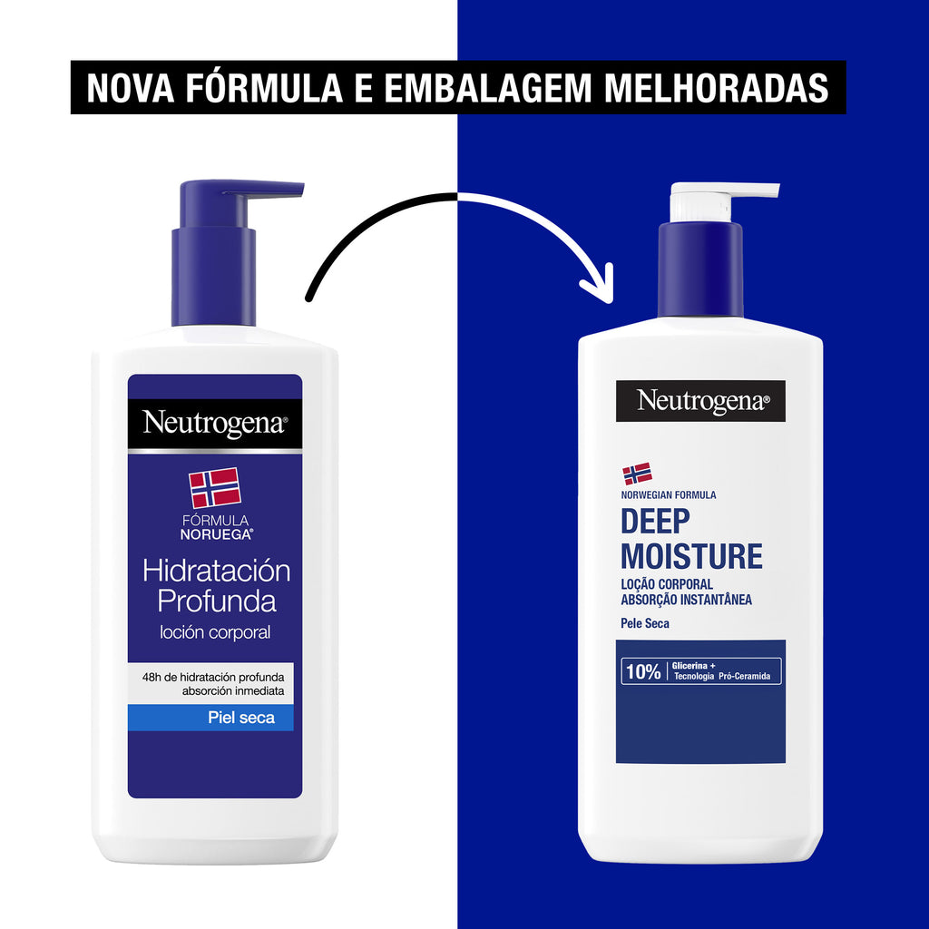 Neutrogena Loção Corporal Hidratação Profunda Pele seca 750 mL