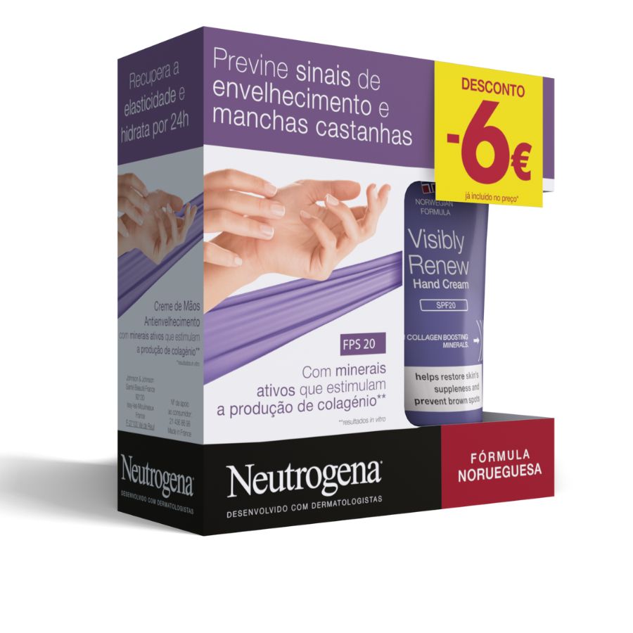 Neutrogena Creme de Mãos Anti-Envelhecimento SPF20 2x75mL