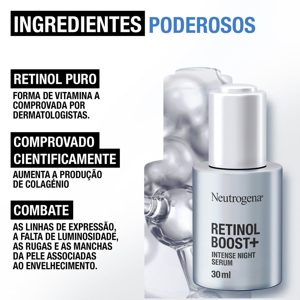 Neutrogena Retinol Boost Noite Sérum Intensivo 50mL