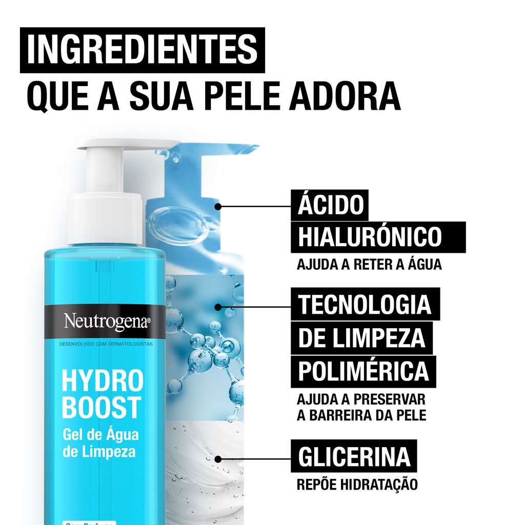 Neutrogena Hydro Boost Cuidado de Limpeza Gel de Água 200mL