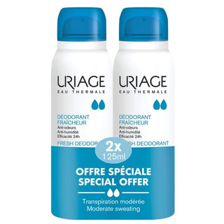 Uriage PACK Desodorizante Spray 2x125mL – Frescura & Conforto